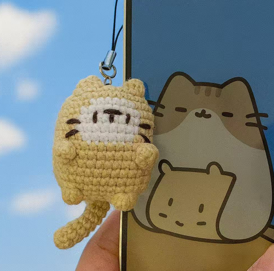 Little Knitted Kitty Charm