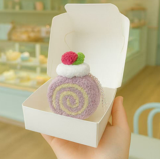 Knitted Swiss Roll Plush