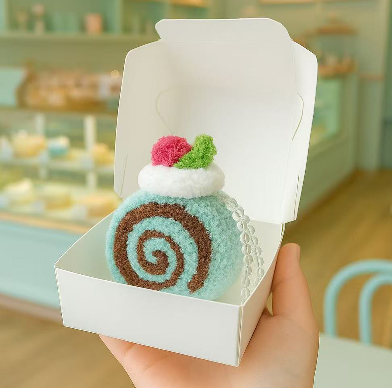 Knitted Swiss Roll Plush