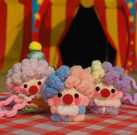 Mini Knitted Circus Clown