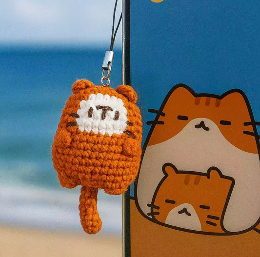 Little Knitted Kitty Charm