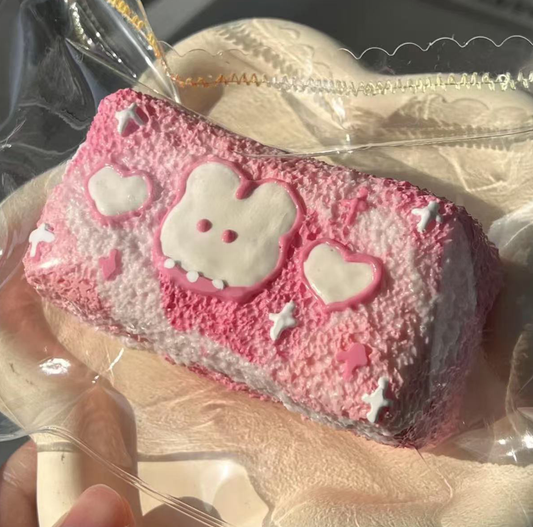 Pink Bunny Bread Squishy
